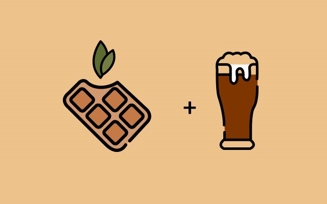 Chocolate e cerveja