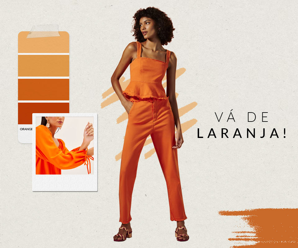 Looks laranja: veja 5 looks para usar a cor sem medo de ser feliz